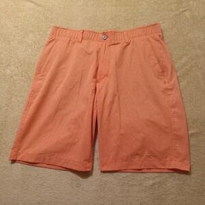 Under Armour Heat Gear Loose Golf Shorts Men's 36 Salmon